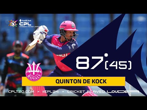 Quinton de Kock’s Batting MASTERCLASS! | CPL 2024
