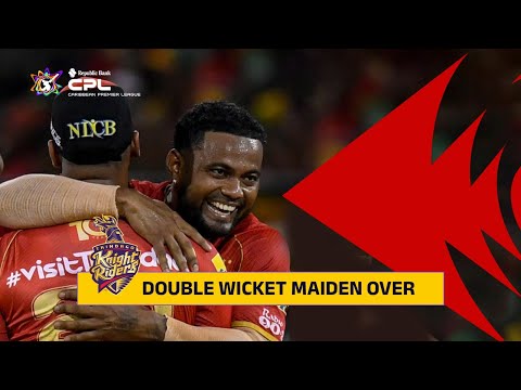 INCREDIBLE Double Wicket Maiden Over! | CPL 2024