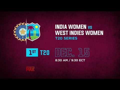 India Women vs West Indies Women T20 | Dec.15 | 8:30AM/ 9:30 ECT | on SportsMax and, SportsMax App!