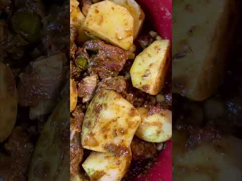 Curry Lamb With Potatoes #shorts | CaribbeanPot.com