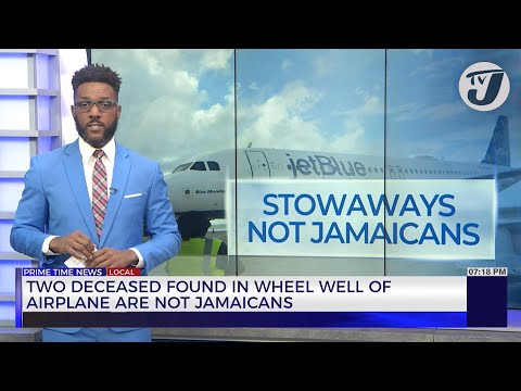 2 Deceased found in Wheel well of Airplane are not Jamaicans | TVJ News