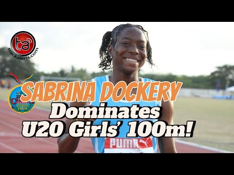 Sabrina Dockery Blazes to Carifta Trials U20 100m Victory!