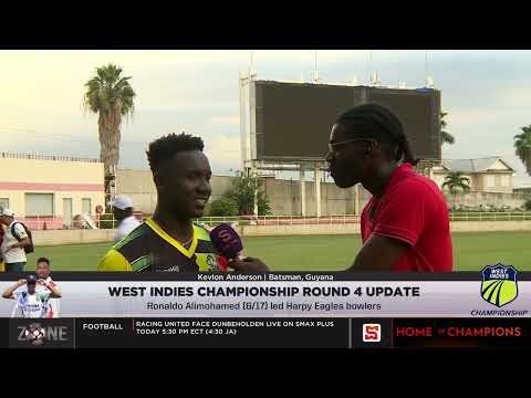 West Indies Championship round 4 update | SportsMax Zone