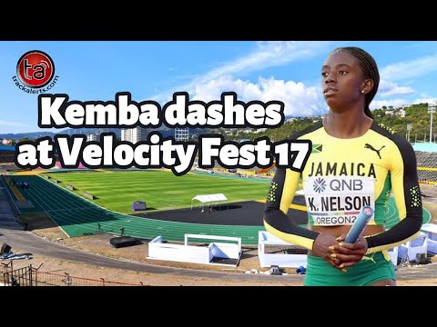 Kemba dashes in 100m at Velocity Fest