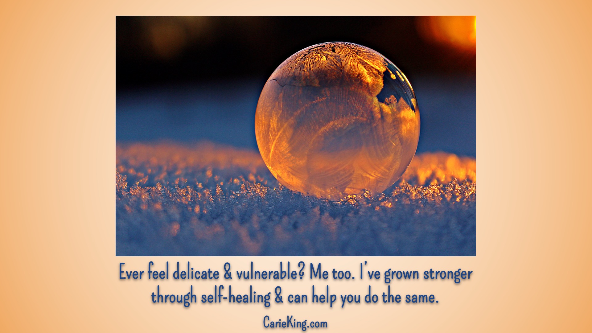 Read more about the article Ever feel delicate & vulnerable?
