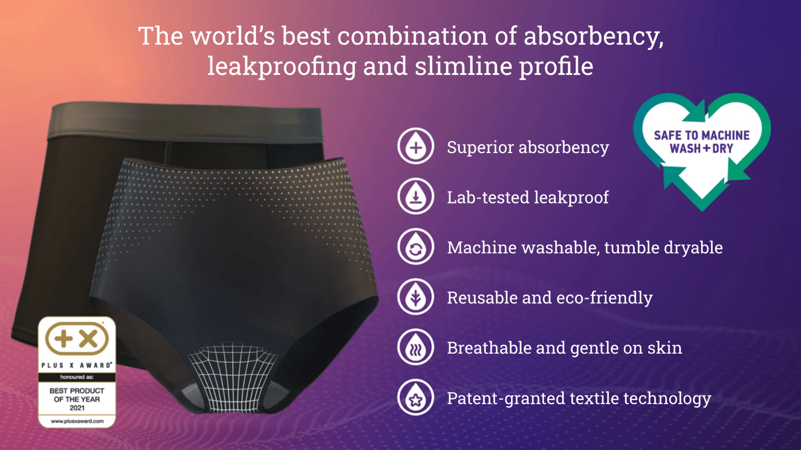 Best Washable Incontinence Underwear for Women - Heavy Incontinence