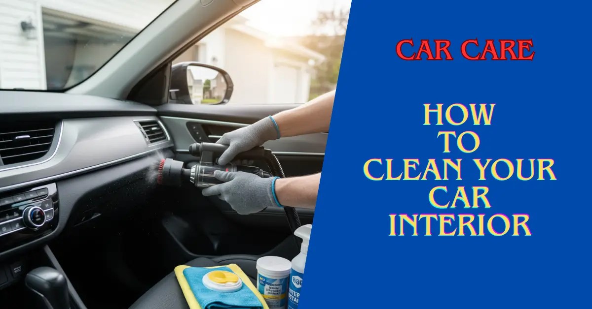 How to Clean Your Car Interior: