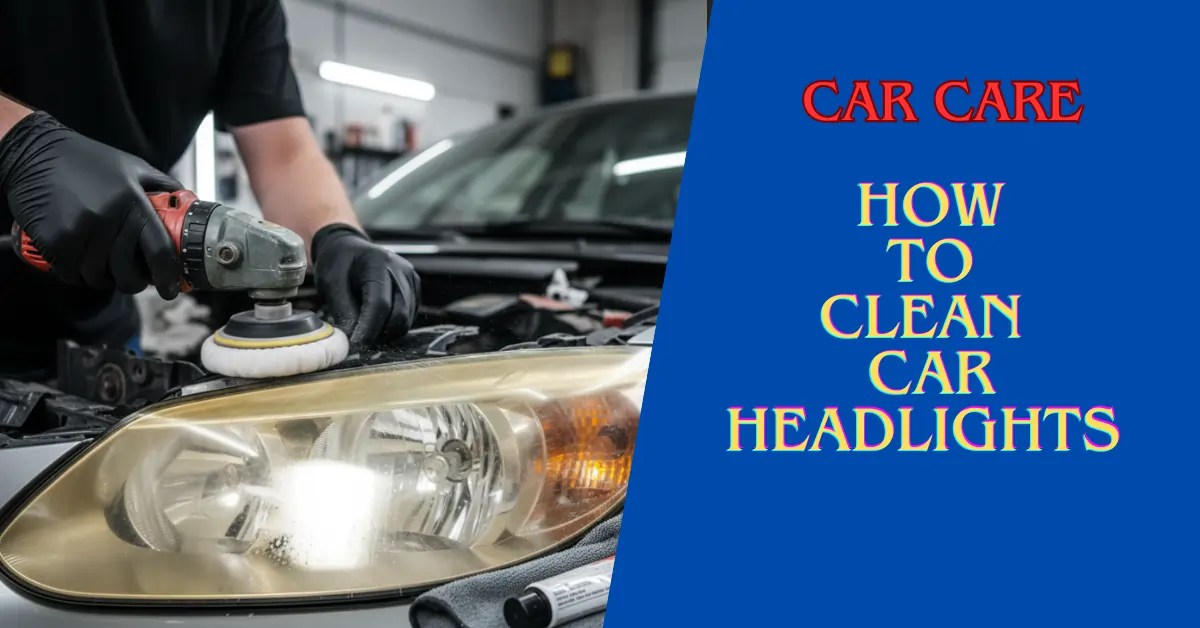 How to clean car headlights