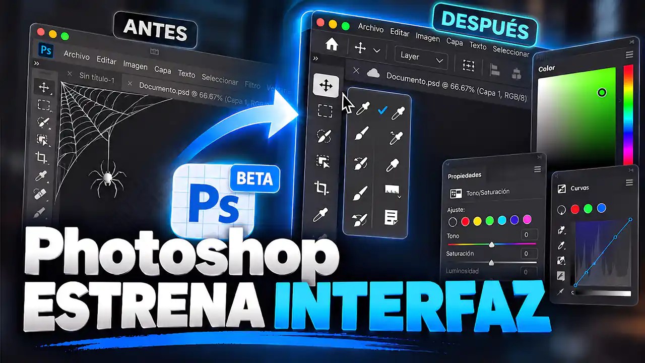¡Probamos la nueva interfaz de Photoshop! («Spectrum»)