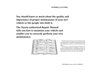 2004 toyota sienna repair manual information pdf (2 pages)