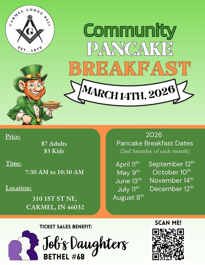 March 2026 Pancake Breakfast March 14th 2026 March Pancake Breakfast 1 