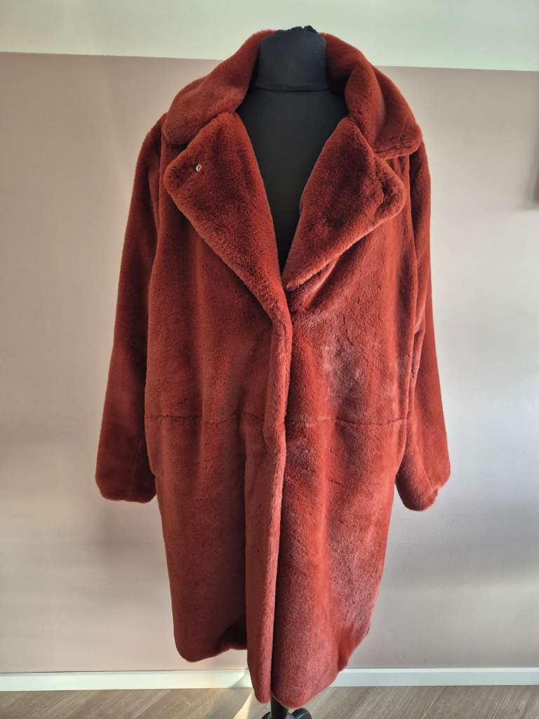 Carnavals bontjas Donker Rood – XL
