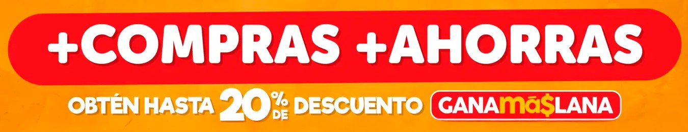 Más compras, más ahorras