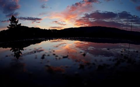 Sunrise in Cabanas, northwestern Spain