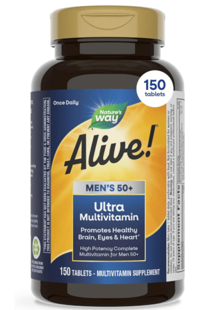 Nature's Way Alive! Ultra Potency Multivitamin for Men 50 Plus