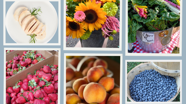 Support local farmers by eating fresh from a farmer's market near you.