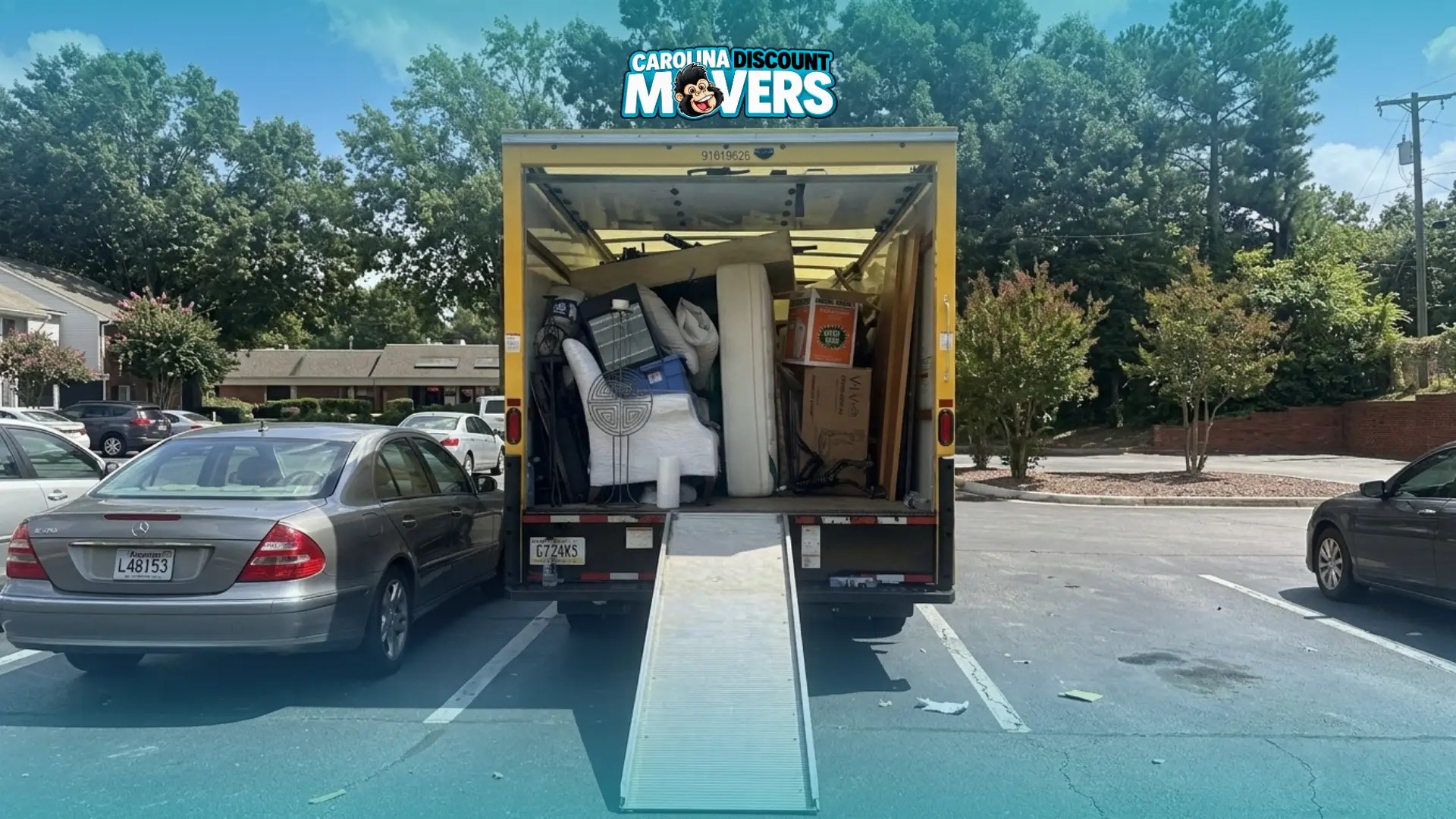 Realtor coordinating a professional home move on closing day in North Carolina