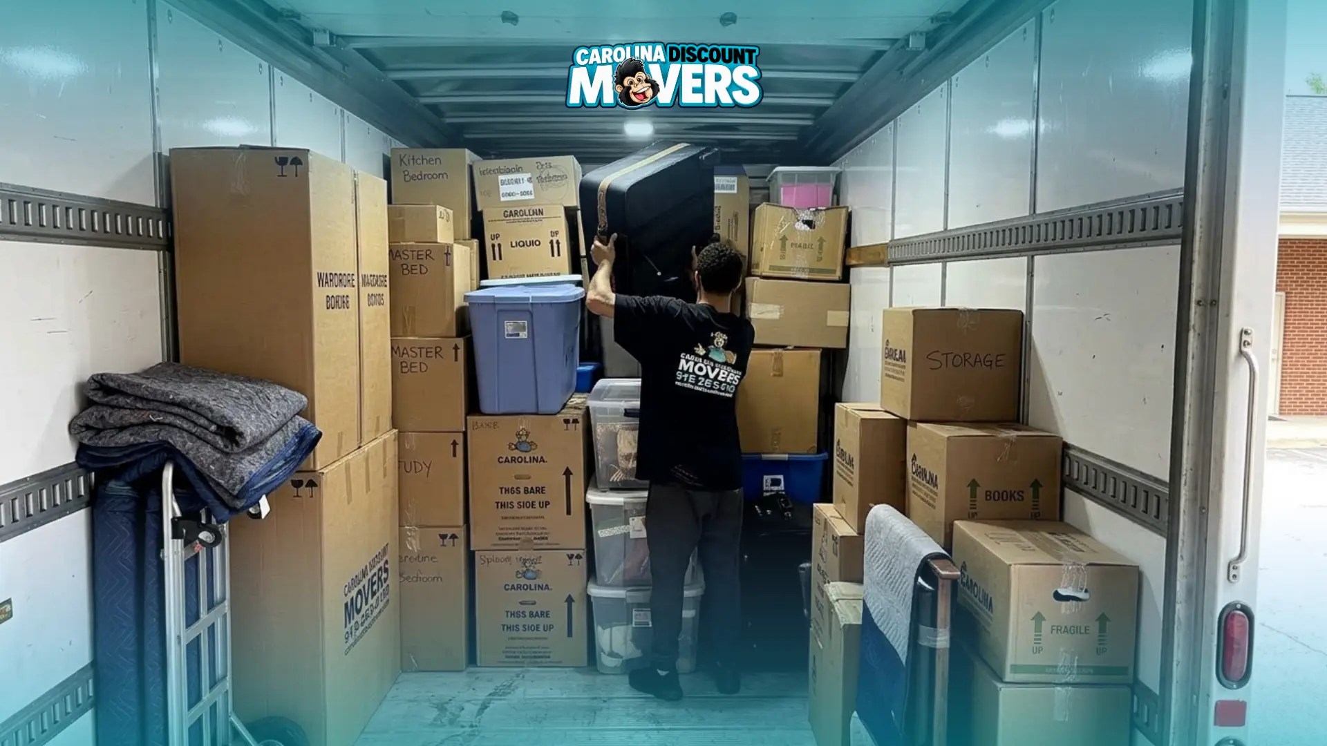 Realtor helping a homeowner coordinate movers before closing day in Wake County, NC