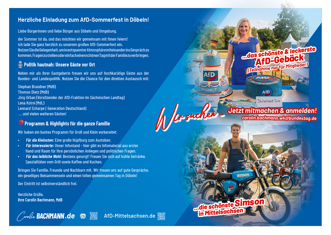 AfD Sommerfest_Döbeln 2026_Carolin Bachmann