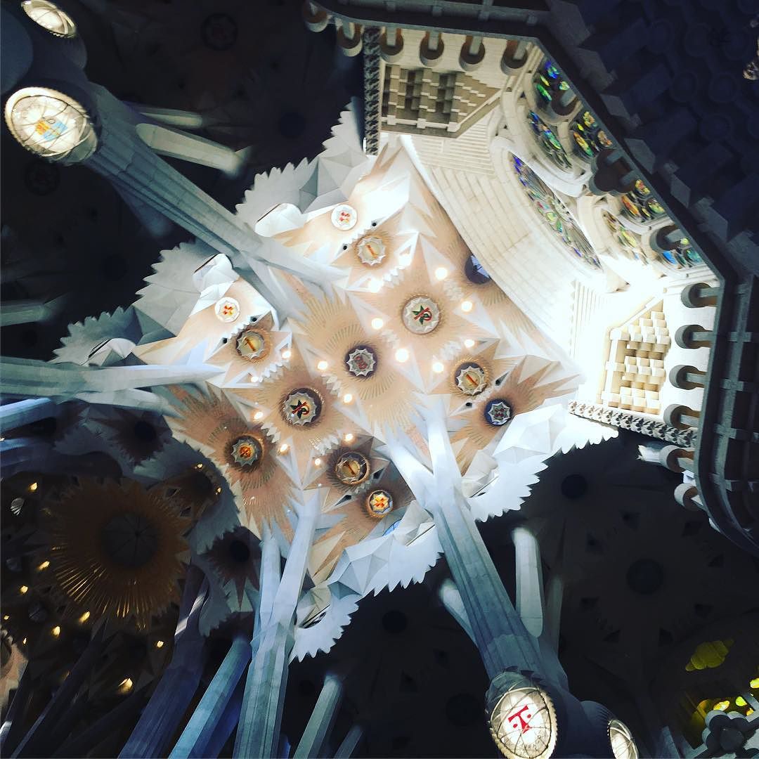 Ceiling or alien spaceship? You decide.