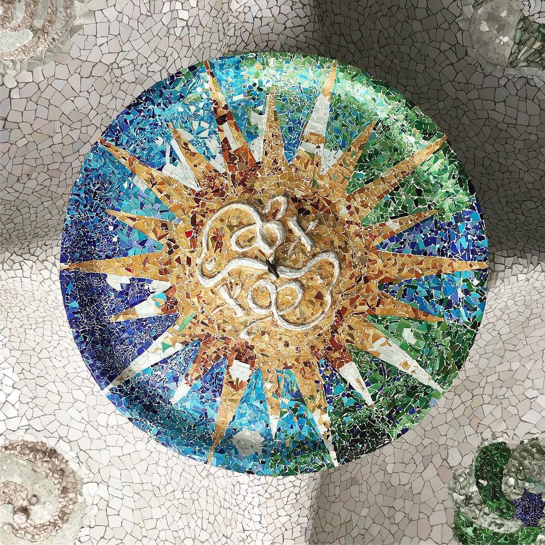 Gaudi knows how to dress up a ceiling.