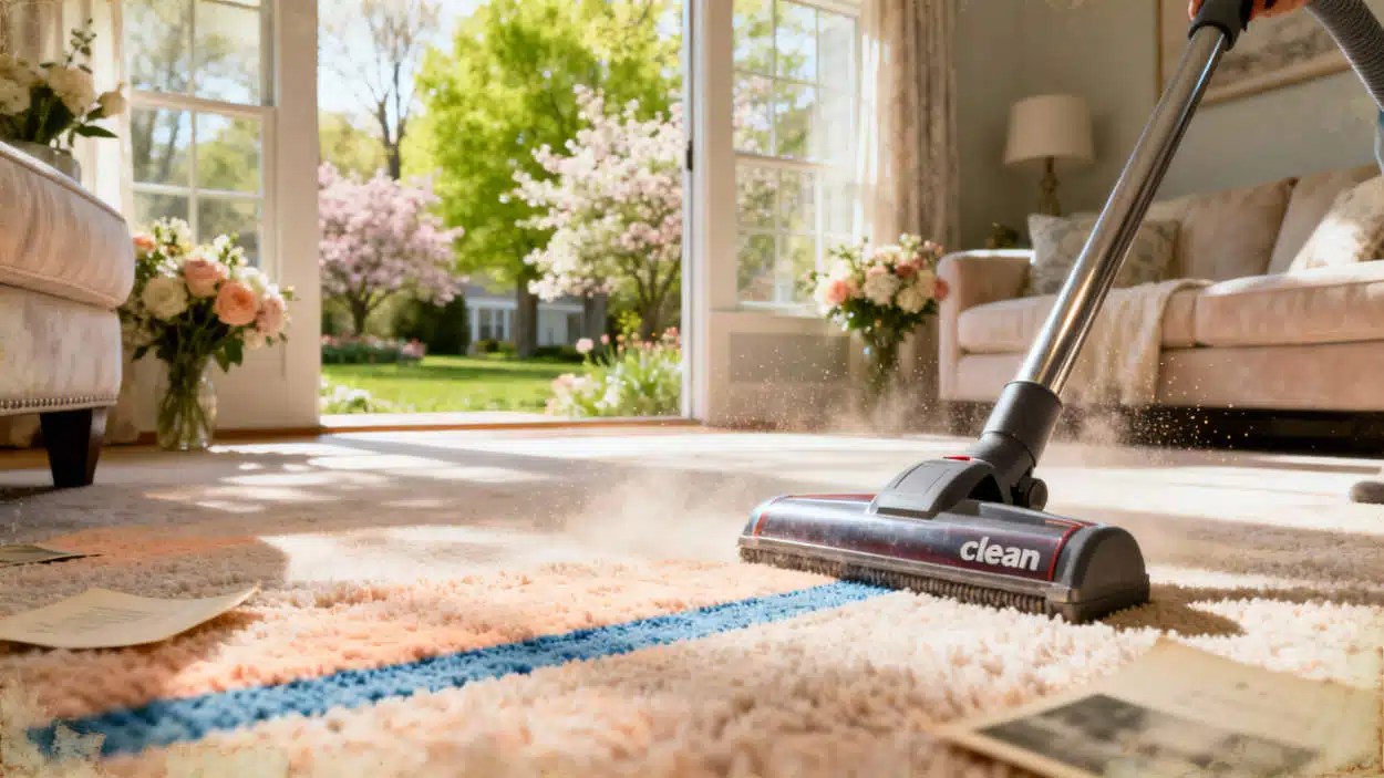 spring carpet cleaning