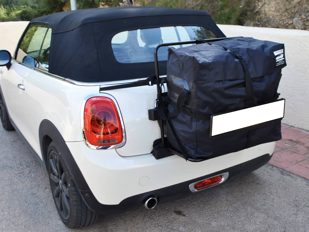 Mini convertible luggage rack