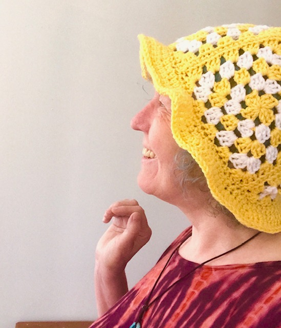 4 rounds, also measuring 8.5×8.5cm; Granny Square Bucket Hat Pattern Free Crochet Pattern Carroway Crochet