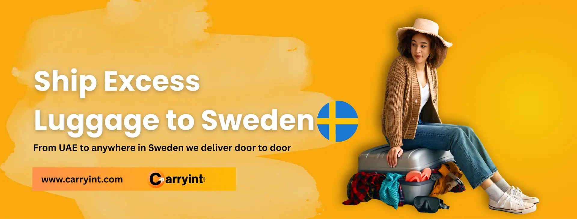 Ship Excess Luggage to Sweden from UAE | Dubai | Sharjah