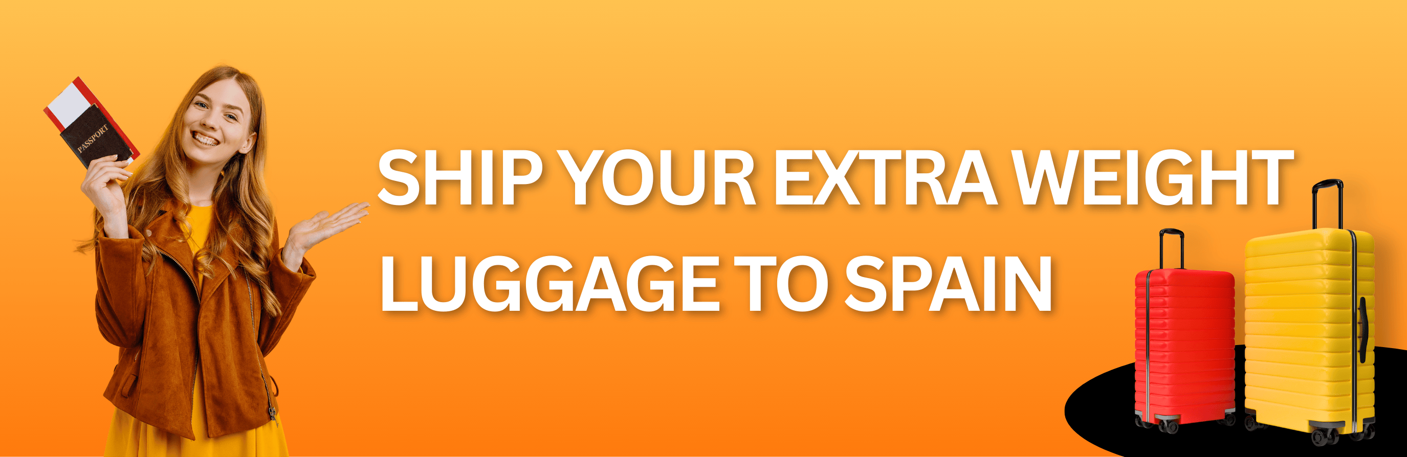 Ship Your Extra Weight Luggage to Spain