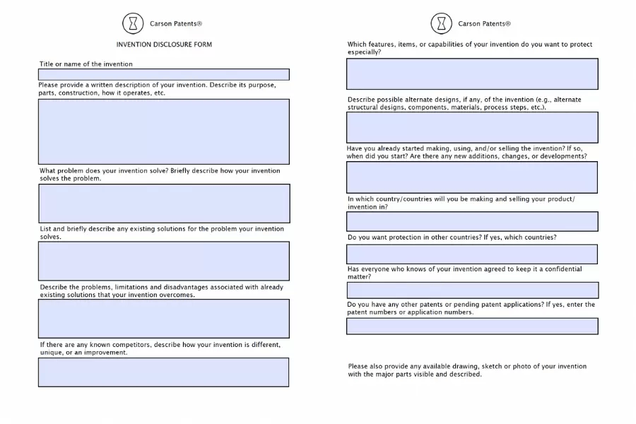 Invention Disclosure Form