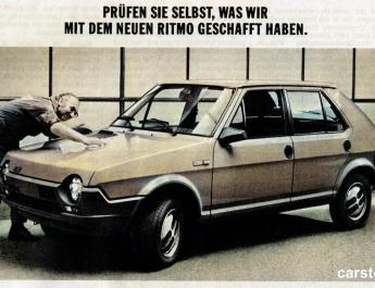 Den Fiat Ritmo schickt Turin, um endlich Wolfsburg zu schlagen