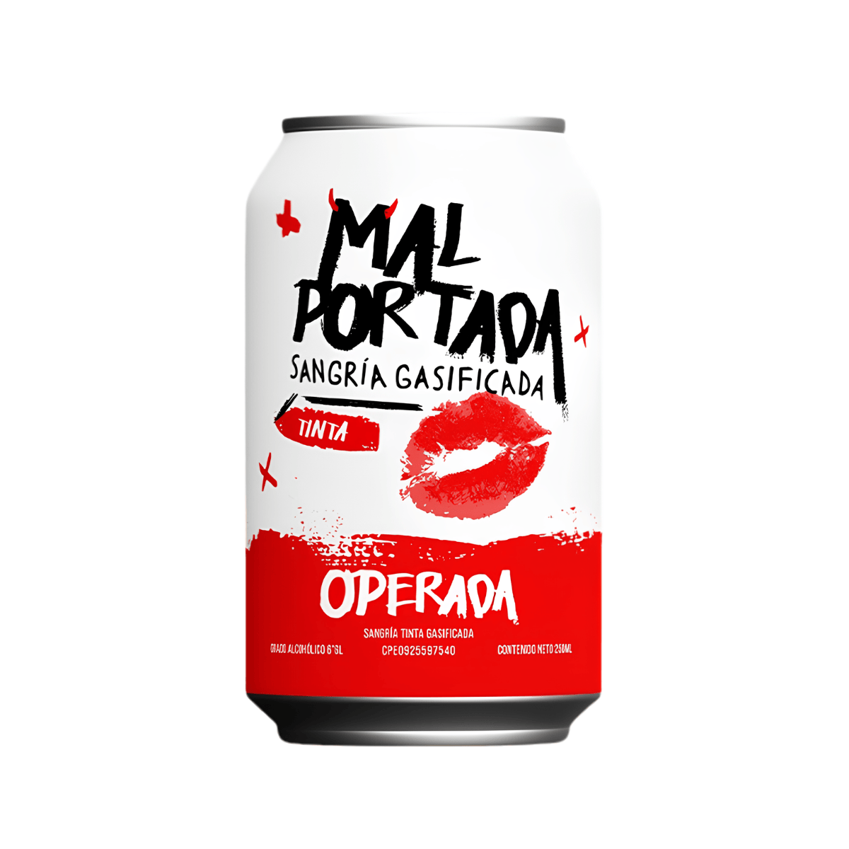 Sangria Mal Portada Tinta Gasificada 355ml Lata