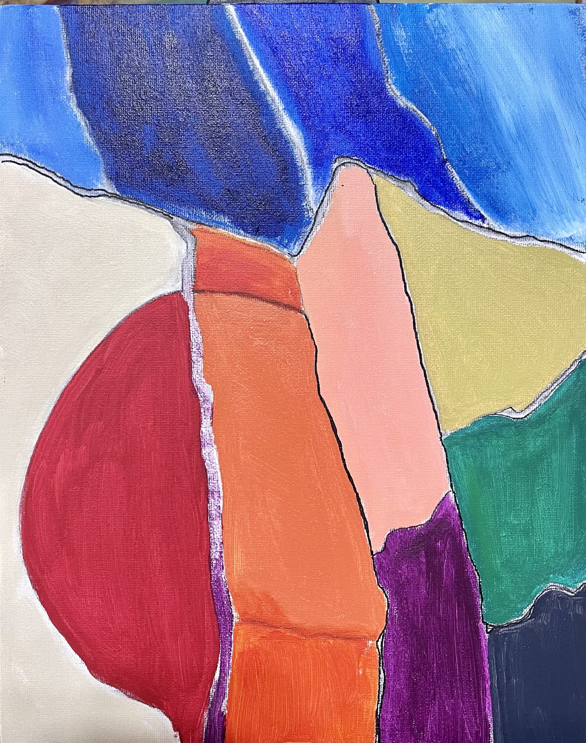 Original abstract art on canvas by Gary Carter-Coffman, Carter-Coffman.design