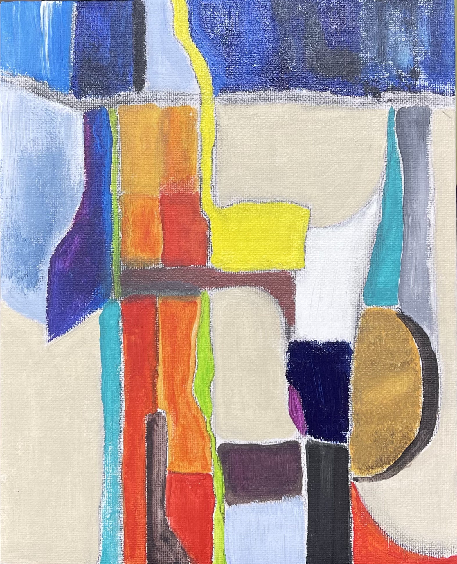 Original abstract art on canvas by Gary Carter-Coffman, Carter-Coffman.design