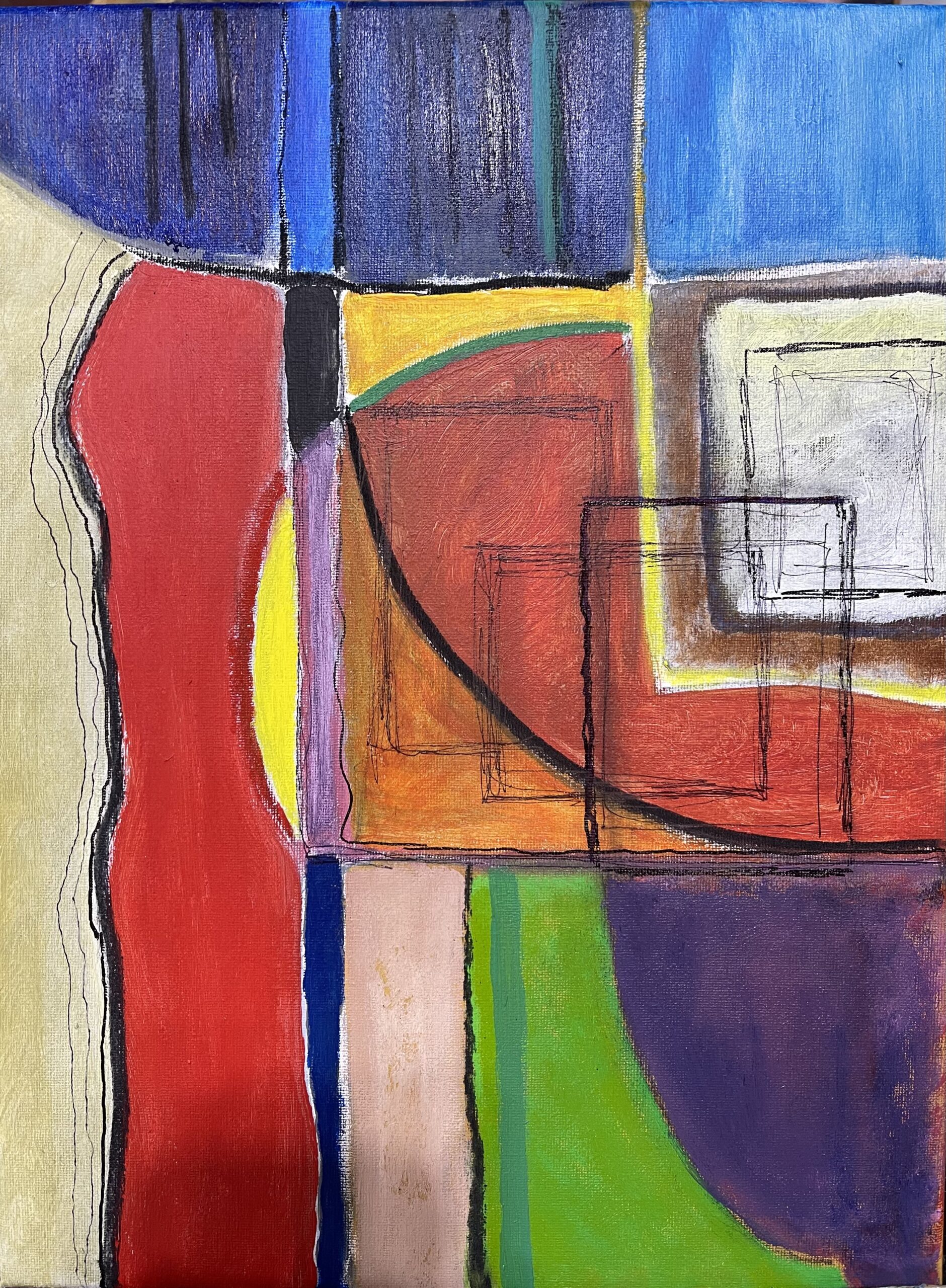 Original abstract art on canvas by Gary Carter-Coffman, Carter-Coffman.design