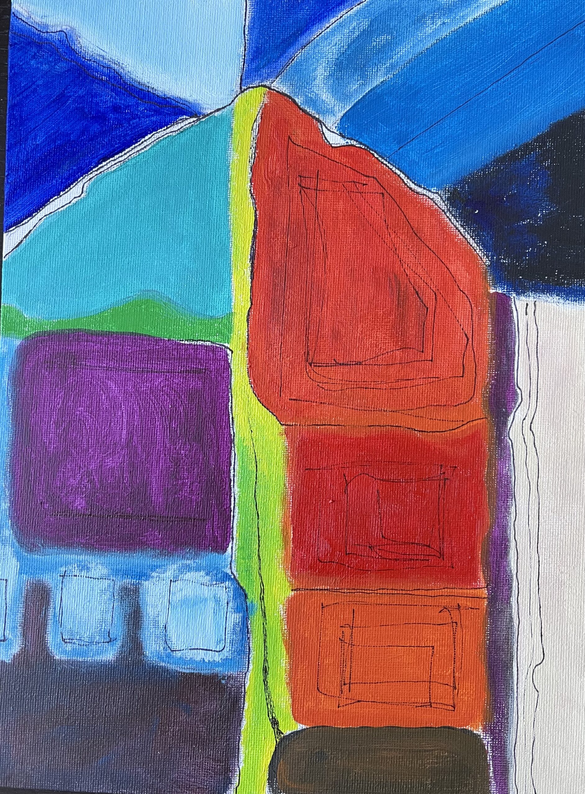 Original abstract art on canvas by Gary Carter-Coffman, Carter-Coffman.design