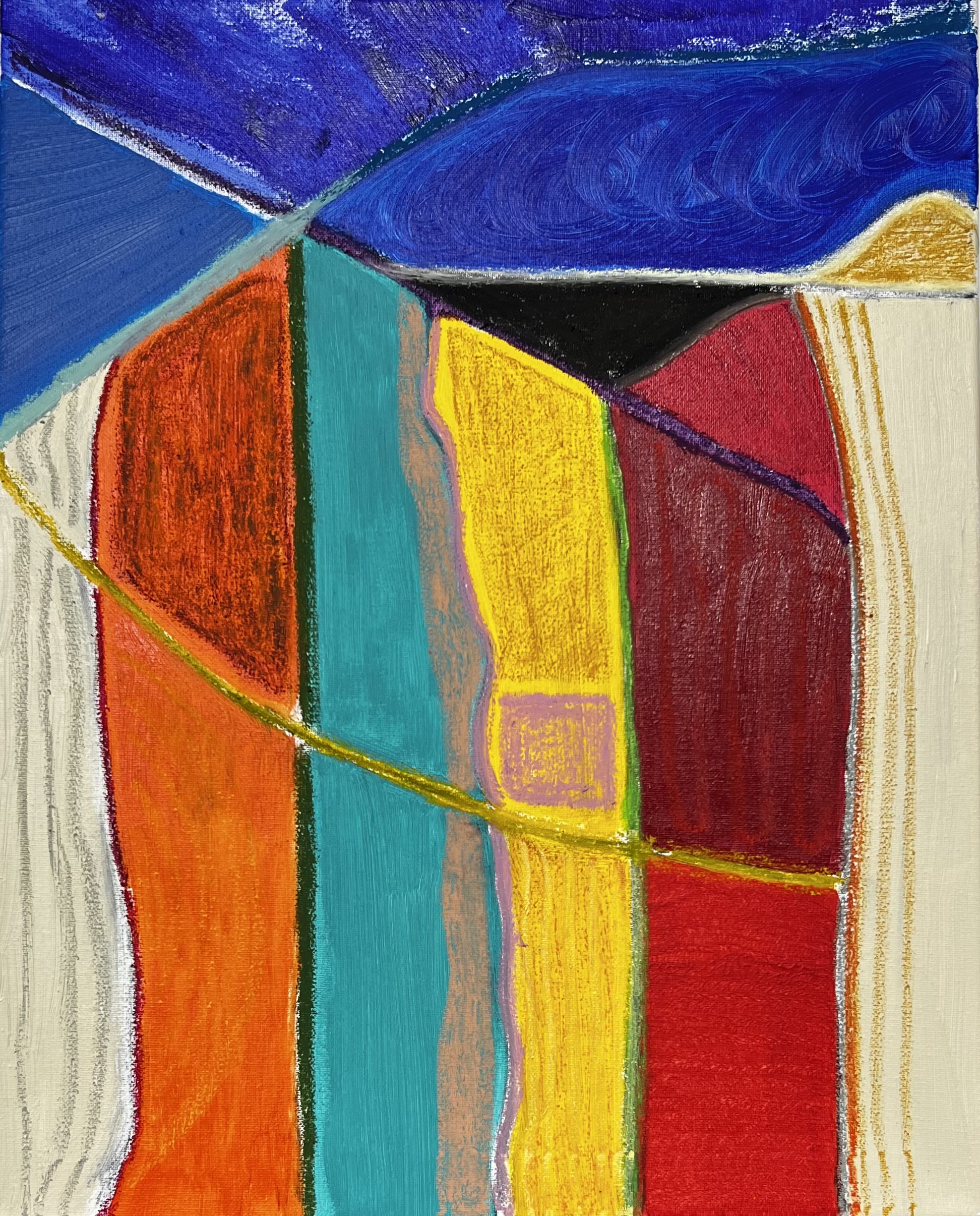 Original abstract art on canvas by Gary Carter-Coffman, Carter-Coffman.design