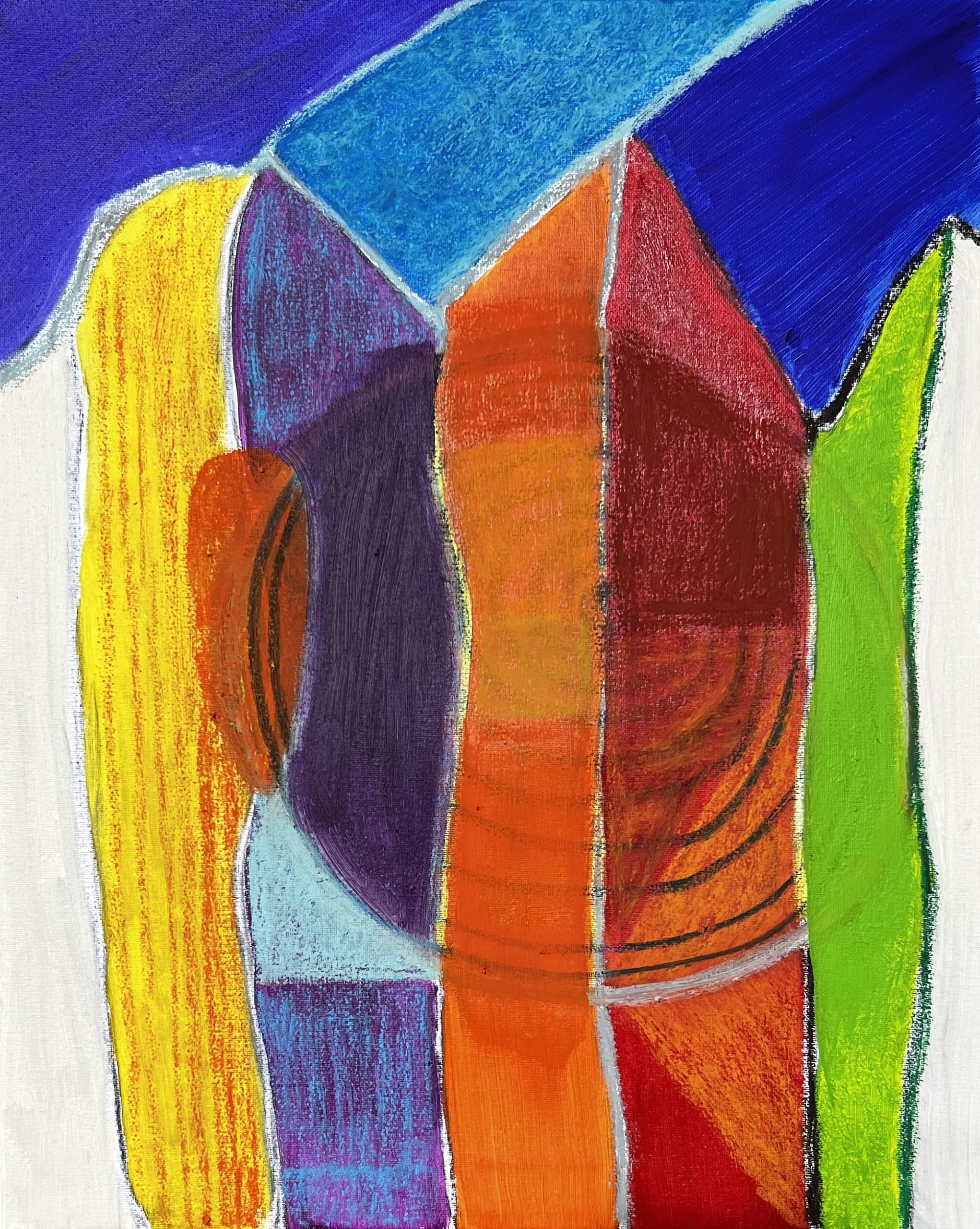 Original abstract art on canvas by Gary Carter-Coffman, Carter-Coffman.design