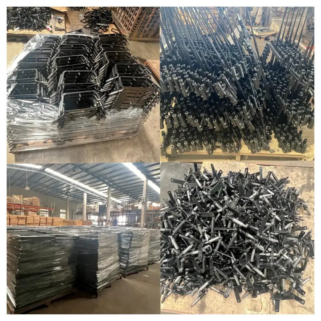 A single-wheeled wheelbarrow with a deep, curved steel tray and two long handles, designed for moving heavy loads like soil, mulch, or construction debris. Its design provides excellent balance and leverage, allowing a single user to transport materials easily across lawns, gardens, and job sites. The large pneumatic tire navigates rough terrain efficiently, making it an essential tool for gardening, landscaping, and various outdoor projects.