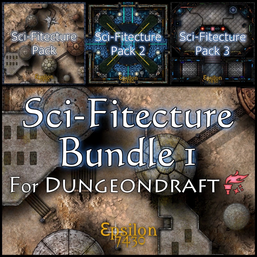 Sci-Fitecture Bundle 1 Cover Image