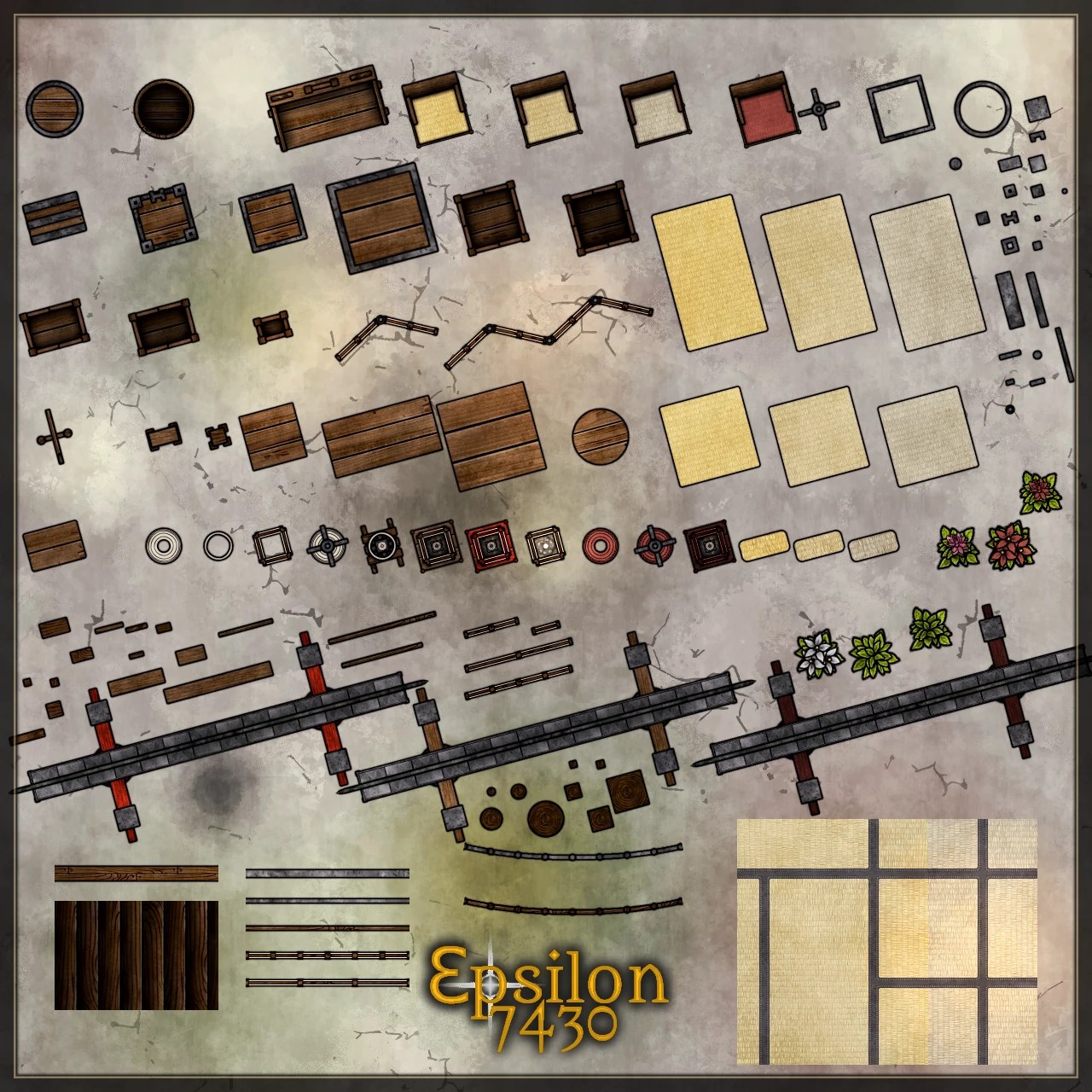 Epsilon7430 Japanese Architecture Set Promo Image