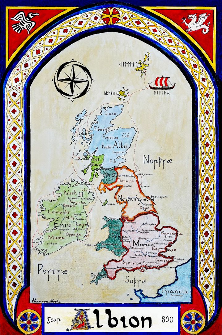 Anglo Saxon England Map C 8th Century The Heptarchy Under Mercian ConvertOut Resized Heptarchy2 