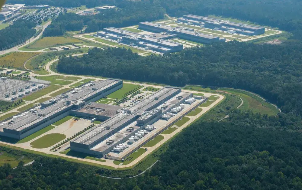 Data center image accompanying coverage of the approved 1155 Powers Ferry Place proposal in Marietta.