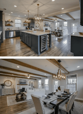 Interior design inspiration images, not finished homes at this site