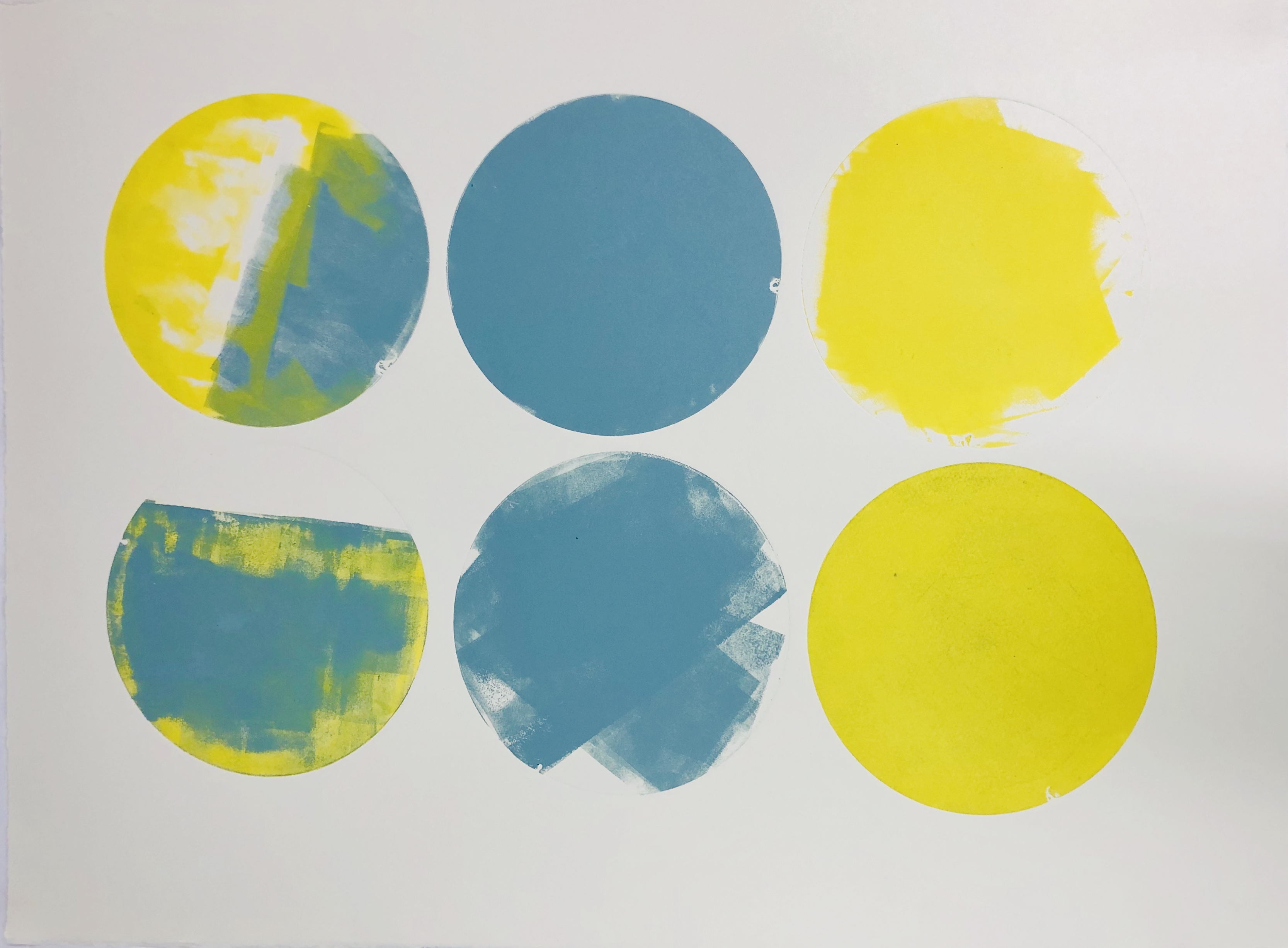 A1 mono print Printmakers Exhibition Fenners Gallery -SOLD