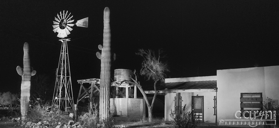 Arizona Windmill Light Painting