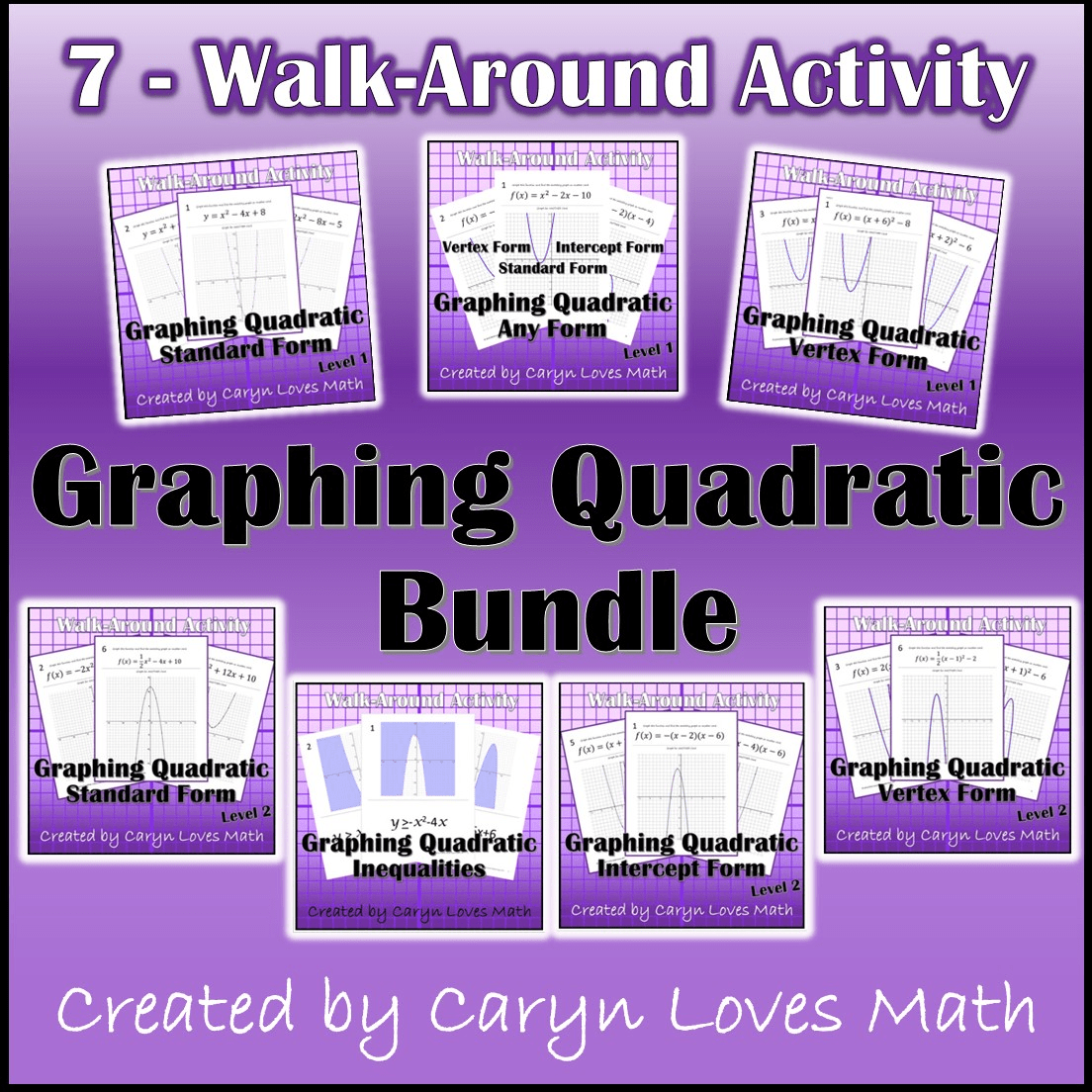 Graphing Quadratic Walk-Around Bundle