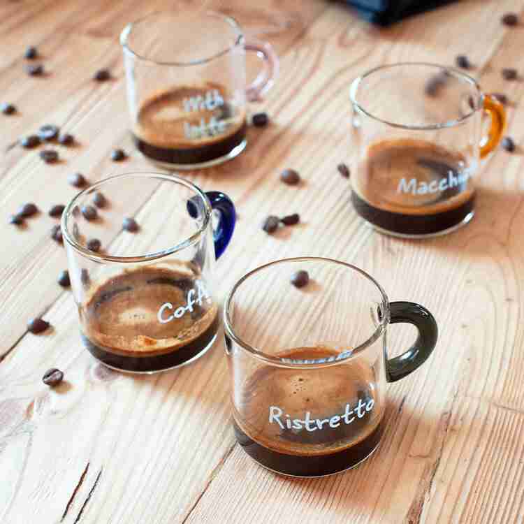 Set 6 Tazzine Caffè In Vetro Stella - 100ml Cadauna | Design Elegante, Vetro Borosilicato - Foto 11