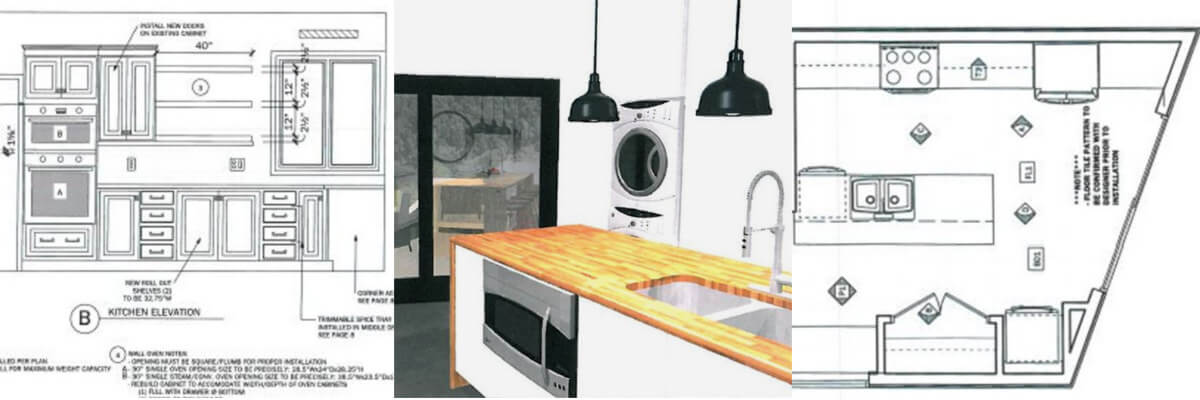 7 Steps to Get Ready for a Kitchen Renovation 3 renderings drawings kitchen design case halifax